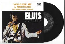 Tumnagel för auktion "Si. Elvis Presley Canada-press You Gave Me A Mountin RCA 2719"