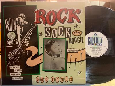 Tumnagel för auktion "V/A ROCK SOCK THE BOOGIE LP / UK Charly Comp Blues R&B Doc Pomus Big Joe Turner"