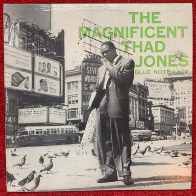 Tumnagel för auktion "THAD JONES The Magnificent LP / Blue Note BLP 1527 Mono Första Press!"