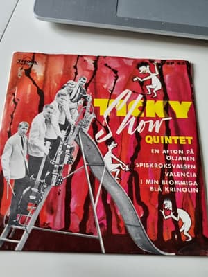 Tumnagel för auktion "Ticky Show Quintet (Kristinehamn) 1962 Ep En Afton på Öljaren+3"