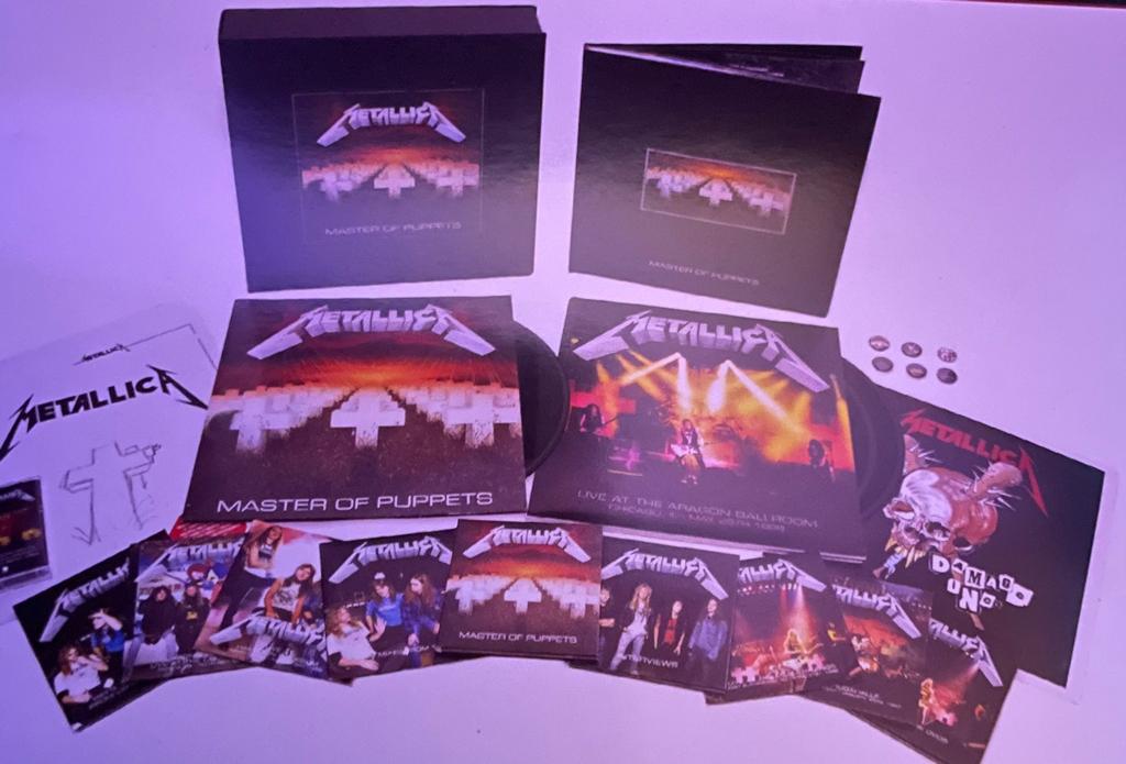 MetallicaMaster of Puppets Ltd.Edt deluxe box. Vinylkoll