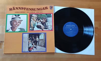 Tumnagel för auktion "RÄNNSTENSUNGAR - Cornelis Vreeswijk / Anita Lindblom / Soundtrack"