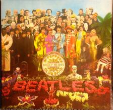 Tumnagel för auktion "The Beatles - Sgt. Pepper's Lonely Hearts Club Band - Gatefold - SWE"