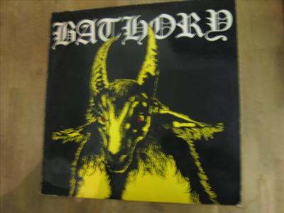 Tumnagel för auktion "Bathory-Bathory (LP) Yellow Goat. First Press 500 copies. MONSTER-LP!!!!"