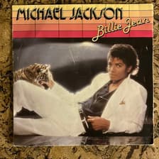 Tumnagel för auktion "Michael Jackson - Billie Jean 7" singel"