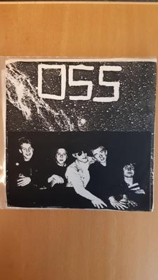 Tumnagel för auktion "OSS 7” EP; Swedish KBD Punk; ”Falska Rykten” Privat press DIY"