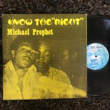 Tumnagel för auktion "MICHAEL PROPHET Know the Right LP // JA Yabby You Prophet Press Roots Reggae"