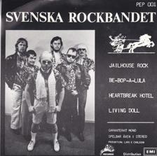 Tumnagel för auktion "SVENSKA ROCKBANDET-jailhouse rock+3 EP  SE.PANG 001 REVIVAL!"