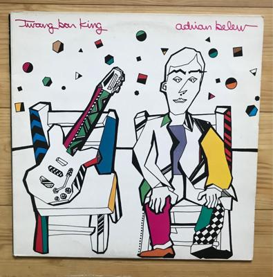 Tumnagel för auktion "Adrian Belew – Twang Bar King -  Island Records – UK Orig - 1983"
