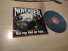 Tumnagel för auktion "November-En ny tid är här... [LP] 1970 swe hard rock, prog, rock"