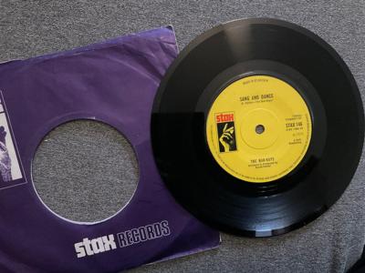 Tumnagel för auktion "singel-Bar-Kays Sang and Dance /Stax UK -70"