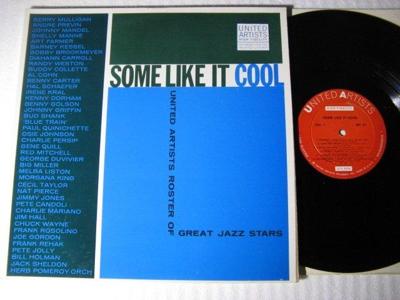 Tumnagel för auktion "V/A 1959. Some Like It Cool. United Artists USA Hi-fi, Deep Groove."