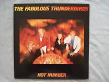 Tumnagel för auktion "The Fabulous Thunderbirds – Hot Number, 1987, Rock N Roll/Blues Rock, LP,"