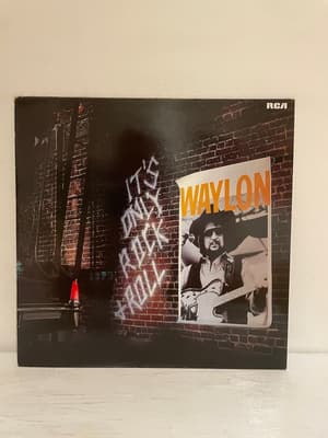 Tumnagel för auktion "Waylon Jennings - It’s Only Rock n Roll Ger Original-83! Toppex !"