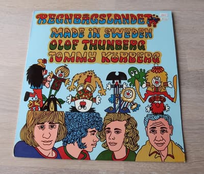 Tumnagel för auktion "LP Regnbågslandet 1970"