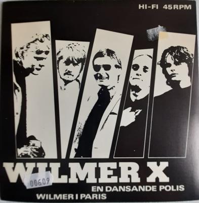 Tumnagel för auktion "Wilmer X - En Dansande Polis / Wilmer - 7" single - 1981"