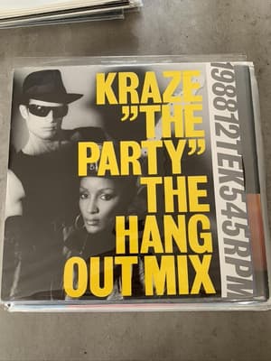 Tumnagel för auktion "12" Kraze -The party (the hang out mix), 1988"