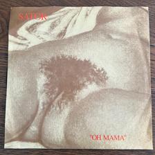 Tumnagel för auktion "Sator - Oh Mama, 1988 Vinylsingel - Svensk rock"