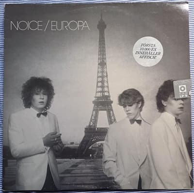Tumnagel för auktion "NOICE/ EUROPA-1982-KOMPLETT MED AFFISCH I NYSKICK!"