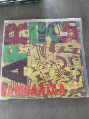 Tumnagel för auktion "12" Afrika Bambaataa - just get up and dance, remix, 1991, Italy,S.I.A.E"