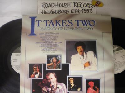 Tumnagel för auktion "IT TAKES TWO - 28 SONGS OF LOVE FOR TWO - 2 -LP - V/A"