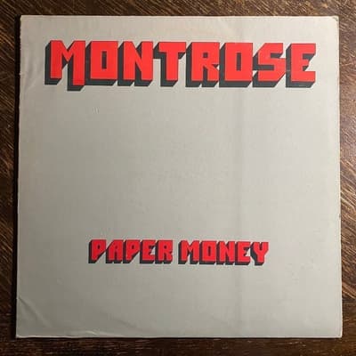 Tumnagel för auktion "MONTROSE - Paper Money 1974. US Press! SAMMY HAGAR. IRON MAIDEN. Prog-rock"