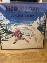 Tumnagel för auktion "Vinyl HEAVY LOAD Death of Glory orginal poster + singel "