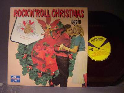 Tumnagel för auktion "ROCK ´N´ ROLL CHRISTMAS AGAIN - DARKRED VINYL - V/A"