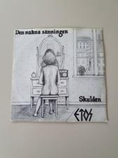 Tumnagel för auktion "Etos - Den nakna sanningen Vinyl singel i fint skick"