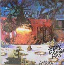 Tumnagel för auktion "Stark Raving Mad-Amerika / Hardcore LP med insert"