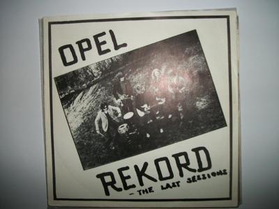 Tumnagel för auktion "Opel Rekord 7" EP; Swedish KBD DIY Punk; "The Last Sessions""