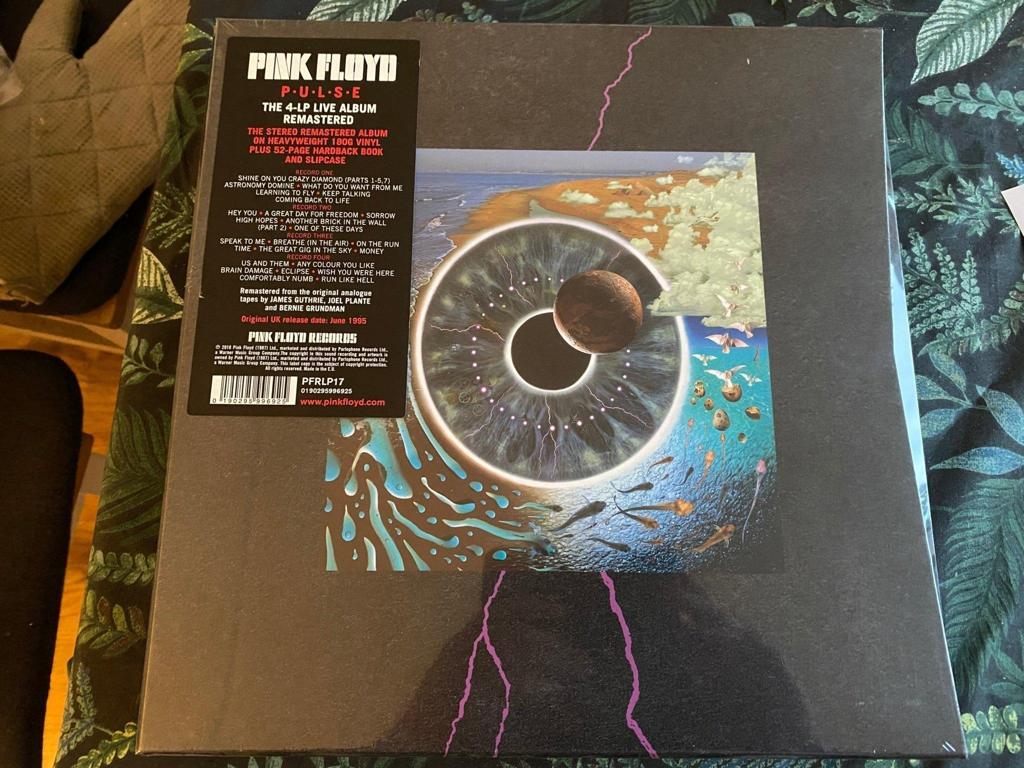 Pink Floyd Pulse 4lp Inplastad Sealed Vinylkoll 8575