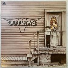 Tumnagel för auktion "OUTLAWS s/t LP -75 US ARISTA AL 4042 ** Southern rock **"