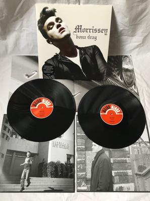 Tumnagel för auktion "Morrissey Bona Drag 2LP Remastered 2010 Vinyl med Poster The Smiths"