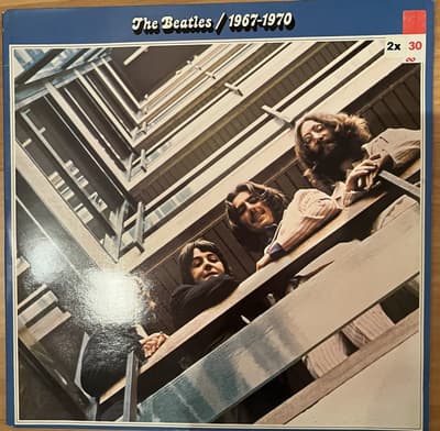 Tumnagel för auktion "Dubbel-LP-Vinyl, Beatles - The Beatles 1967-1970"