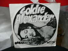 Tumnagel för auktion "GOLDIE ALEXANDER  45 RPM  SHOW YOU MY LOVE   HOLLAND PRESS SAMPLE PROMO  RARE"