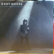 Tumnagel för auktion "GARY MOORE Still Got the Blues For You 7" / '90 EU Press Hårdrock "