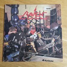 Tumnagel för auktion "Raven (NWOBHM) - Rock Until You Drop LP UK 1981"