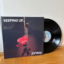 Tumnagel för auktion "Jonesy - Keeping Up… Vinyl RE Prog Rock"