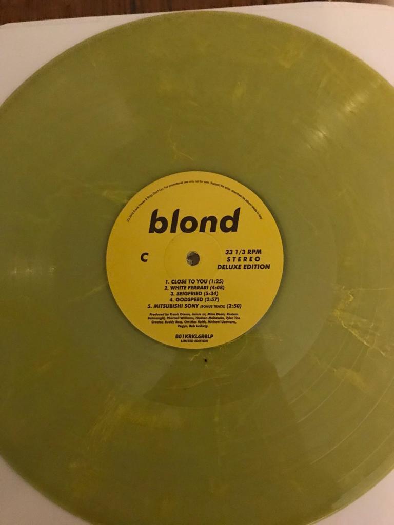 Frank Ocean - blond レコード クリアバイナル - 洋楽