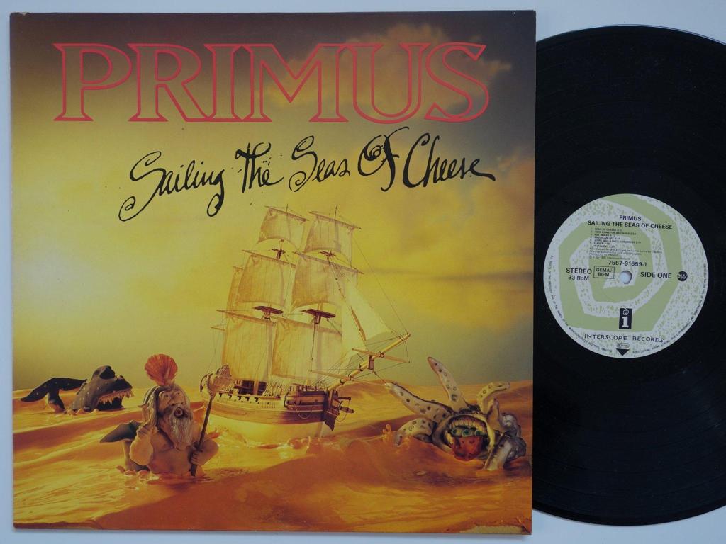 PRIMUS Sailing The Seas Of Cheese ORIG 1991 EUR LP rare! FINT
