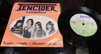 Tumnagel för auktion "Tencider – I Was Lonely / Queen Of Love 1978"