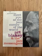 Tumnagel för auktion "ART BLAKEY - MEET YOU AT THE JAZZ CORNER OF THE WORLD VOL 1 usa press"