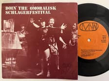 Tumnagel för auktion "V/A 'Doin' The Omoralisk Schlagerfestival' 7" (MNW, 1975) RARE!"