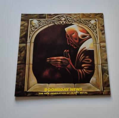 Tumnagel för auktion "V/A (Ger) Doomsday News (The New Generation of Heavy Metal) LP 1988"
