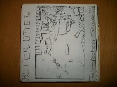 Tumnagel för auktion "Butter Utter 7" EP; Swedish DIY Lo-Fi KBD Punk; privat press, "Soho""