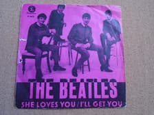 Tumnagel för auktion "The Beatles - She Loves You / I'll Get You (7" Single)"