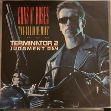 Tumnagel för auktion "GUNS N ROSES You Could Be Mine 7" / '91 EU Press Hårdrock Terminator 2 "