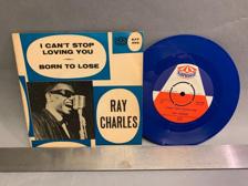 Tumnagel för auktion "7" Ray Charles - I Can't Stop Loving You Swe Press-61 FINT EX !!!!!"