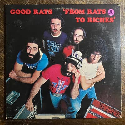 Tumnagel för auktion "GOOD RATS - From Rats To Riches 1978. US Press! Proto-Metal Prog-Rock. LP"